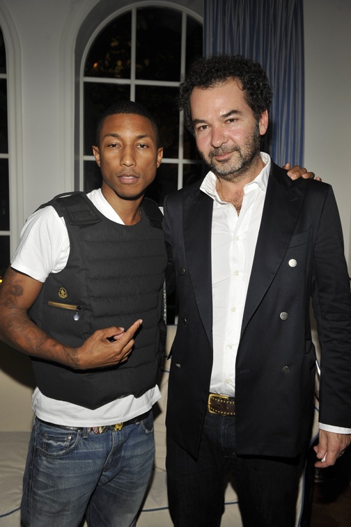 LOB Test Site: Pharrell Williams Wears Moncler Bullet Proof Vest.